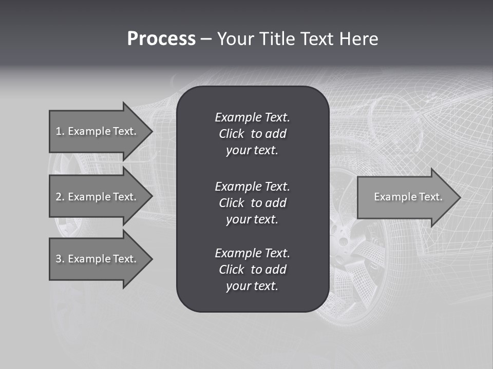 Metal Style Headlight PowerPoint Template