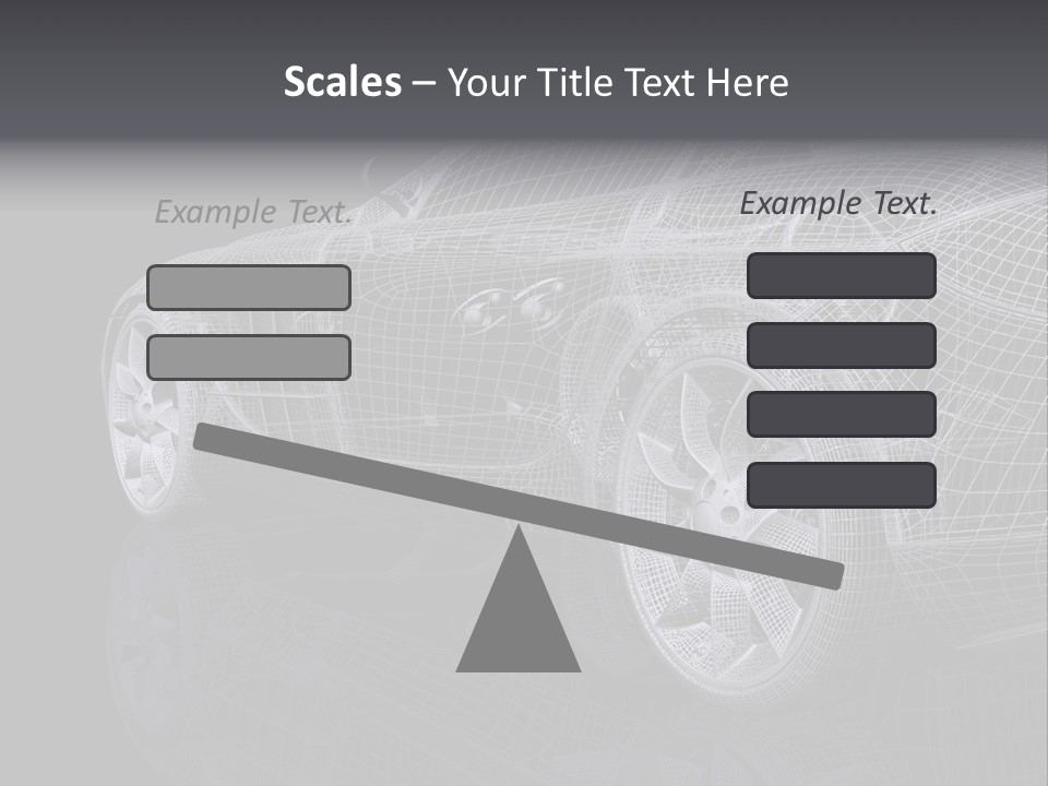 Metal Style Headlight PowerPoint Template