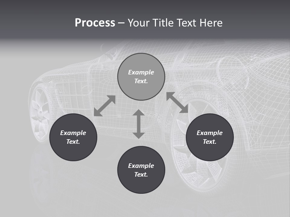 Metal Style Headlight PowerPoint Template