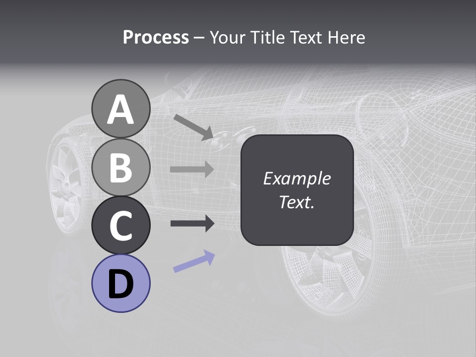 Metal Style Headlight PowerPoint Template