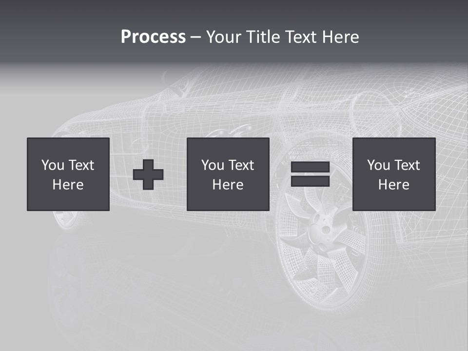 Metal Style Headlight PowerPoint Template