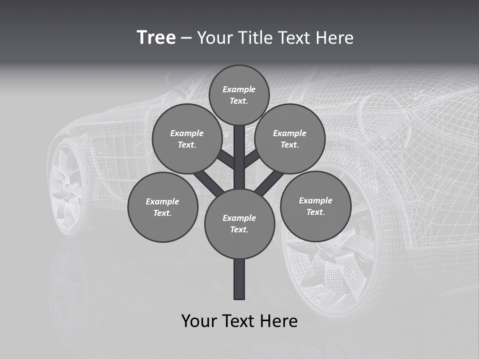 Metal Style Headlight PowerPoint Template