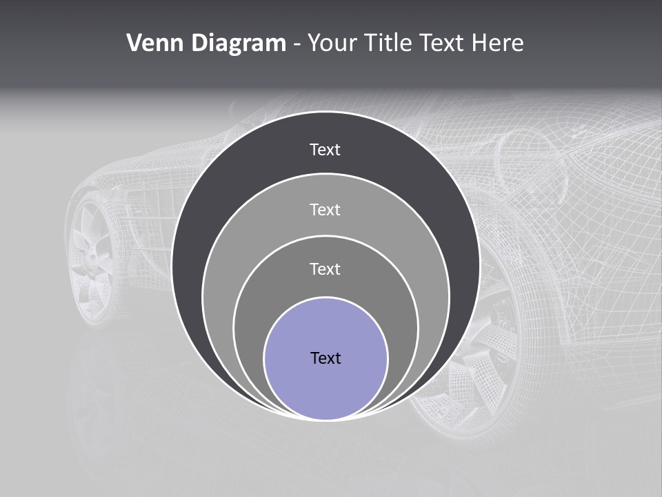 Metal Style Headlight PowerPoint Template