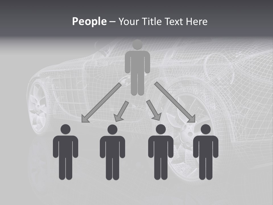 Metal Style Headlight PowerPoint Template