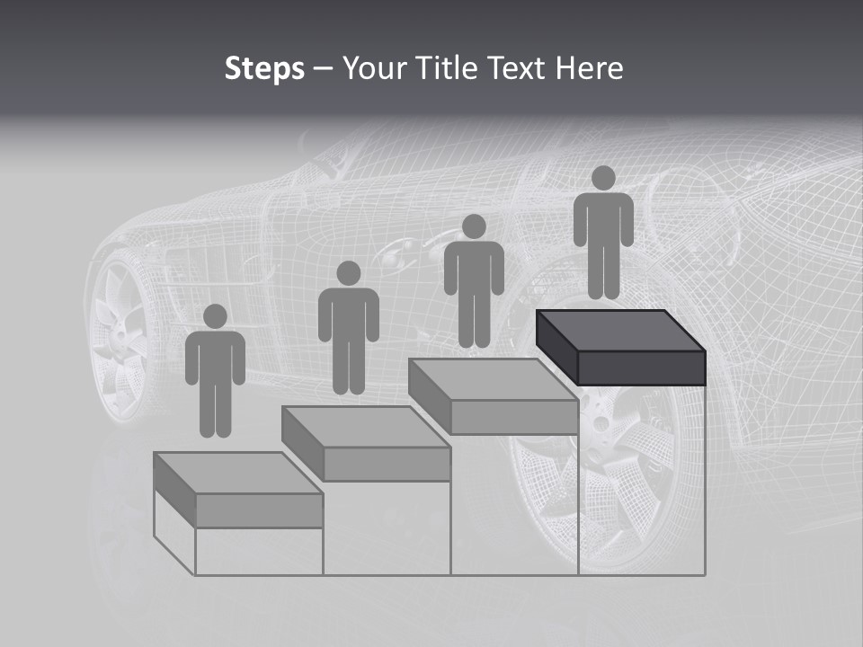 Metal Style Headlight PowerPoint Template