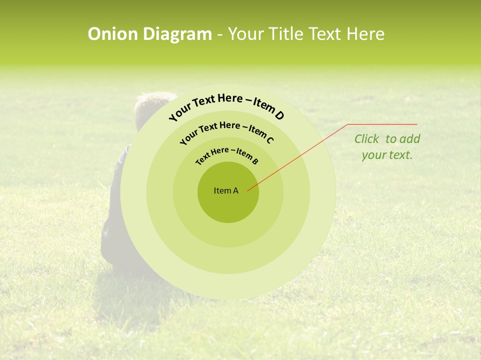 Grass Kid Rest PowerPoint Template