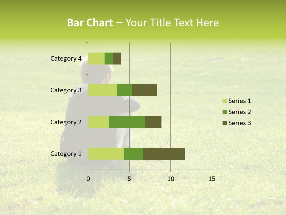 Grass Kid Rest PowerPoint Template