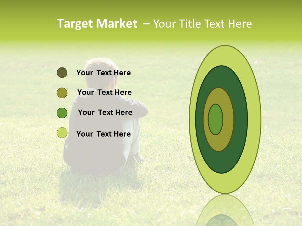 Grass Kid Rest PowerPoint Template