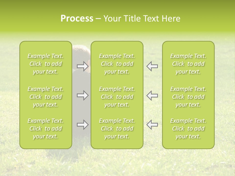 Grass Kid Rest PowerPoint Template