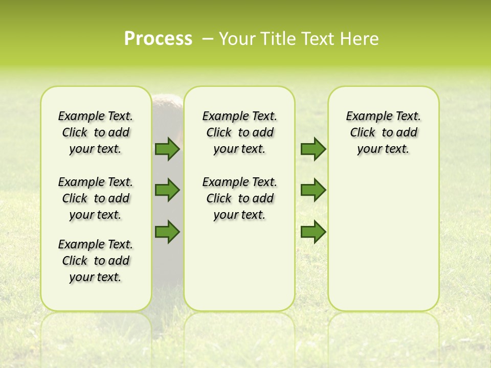 Grass Kid Rest PowerPoint Template