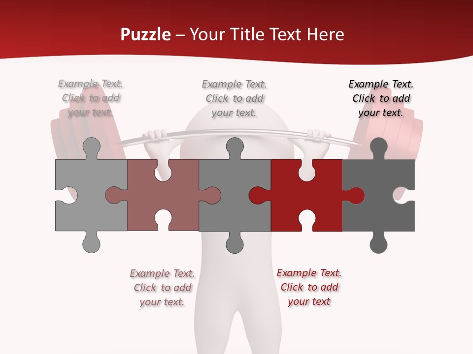 White Image Games PowerPoint Template