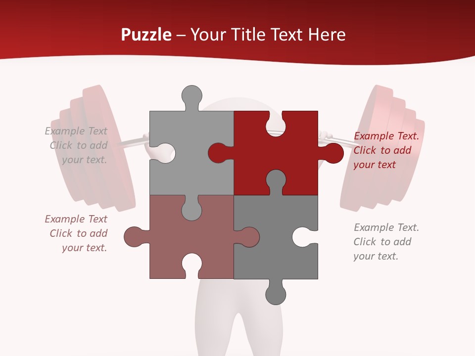 White Image Games PowerPoint Template