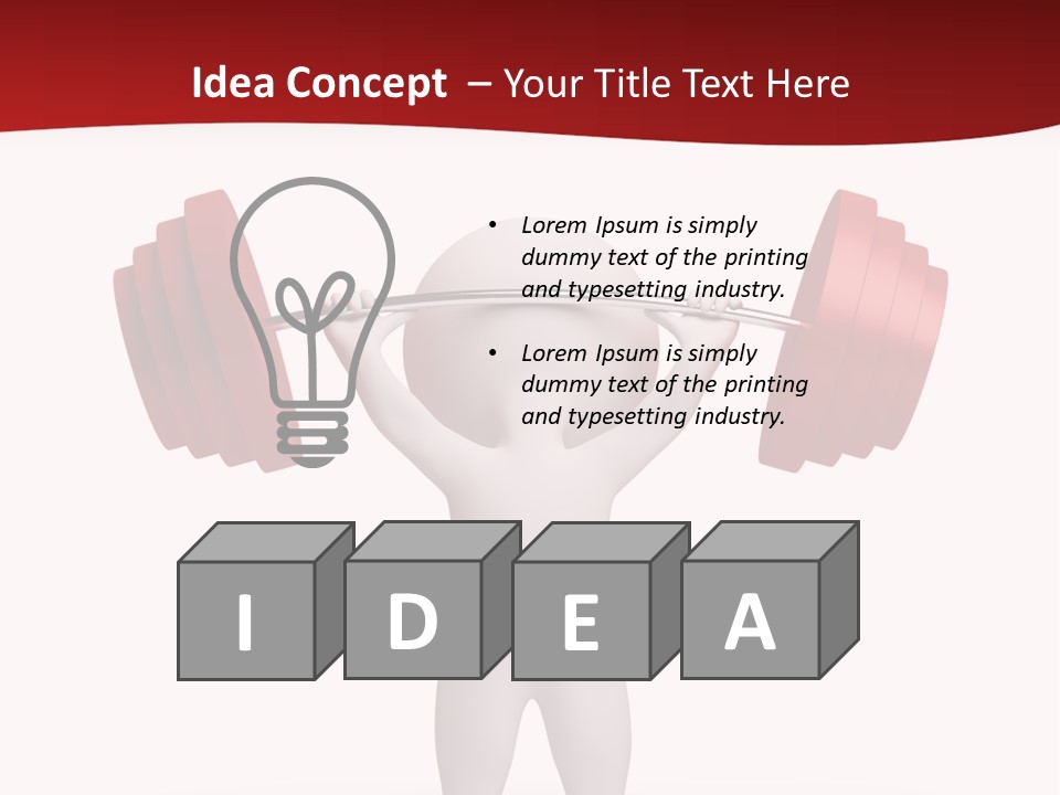 White Image Games PowerPoint Template