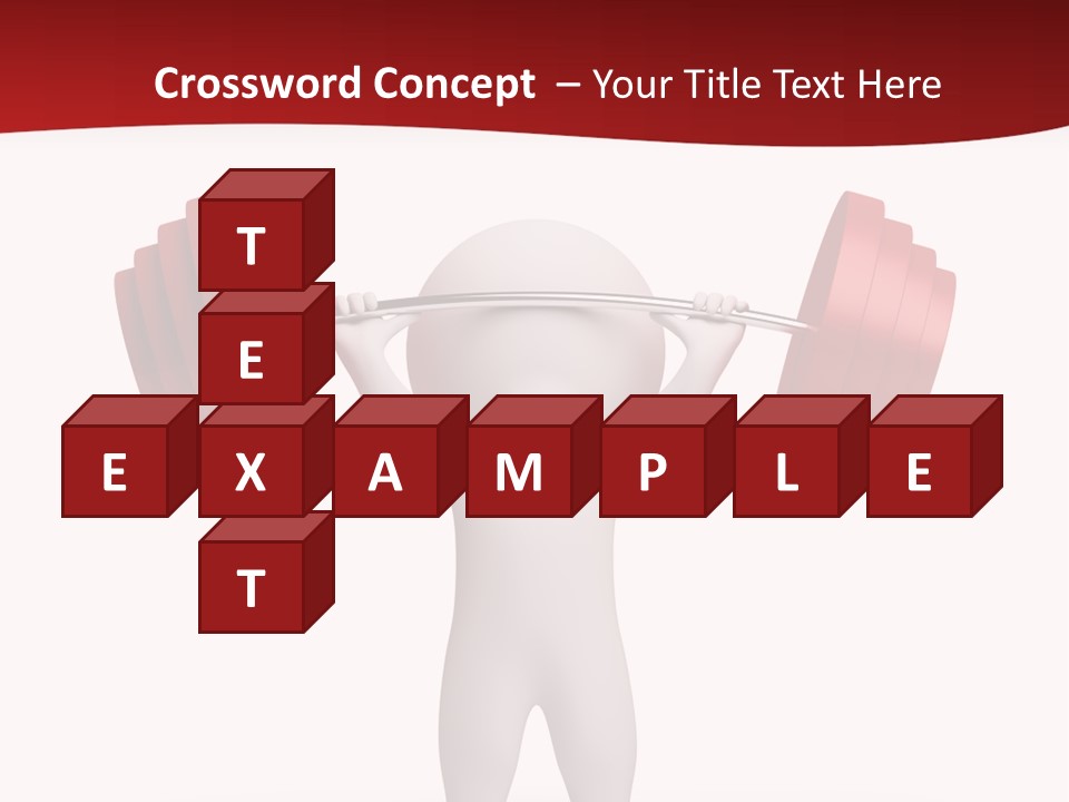 White Image Games PowerPoint Template