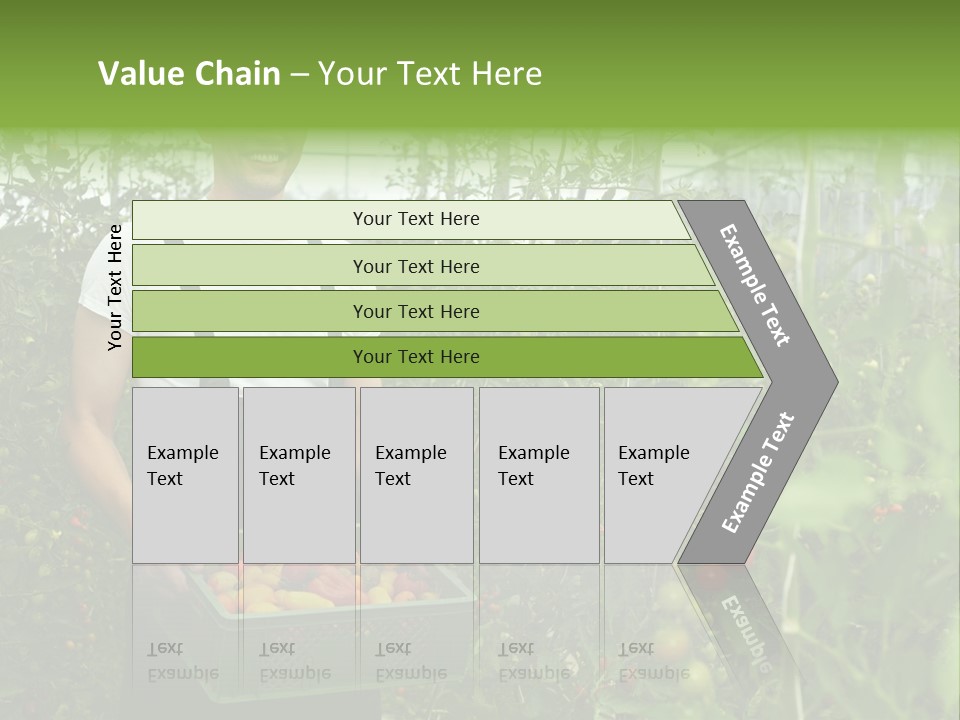 Man Sell Vegetable PowerPoint Template