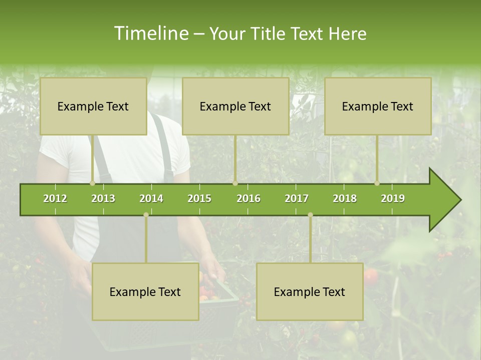 Man Sell Vegetable PowerPoint Template