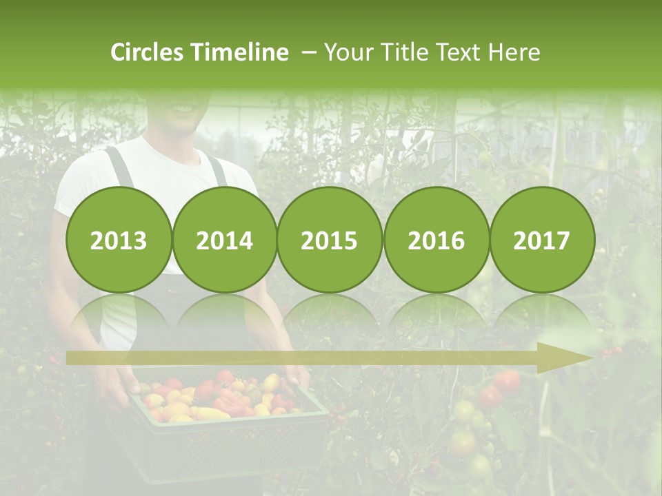 Man Sell Vegetable PowerPoint Template