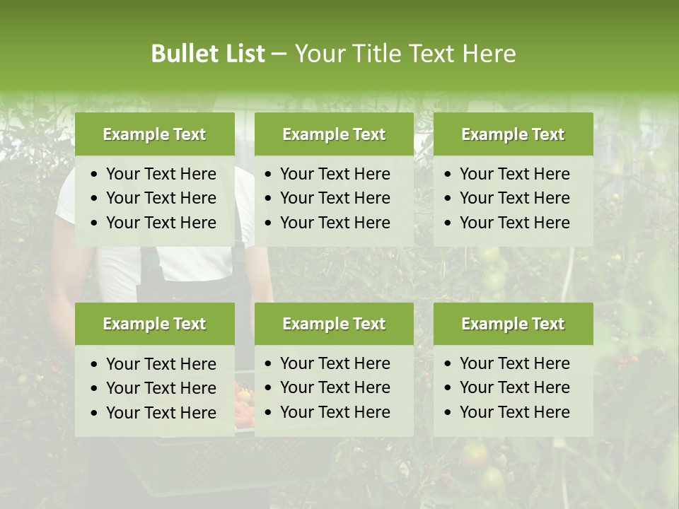 Man Sell Vegetable PowerPoint Template