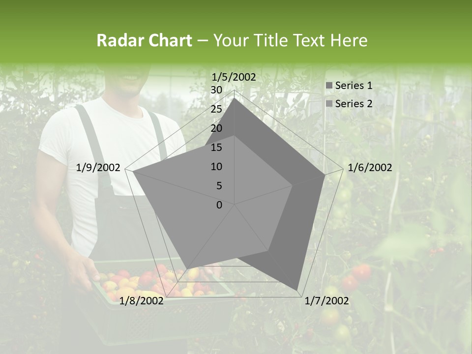 Man Sell Vegetable PowerPoint Template