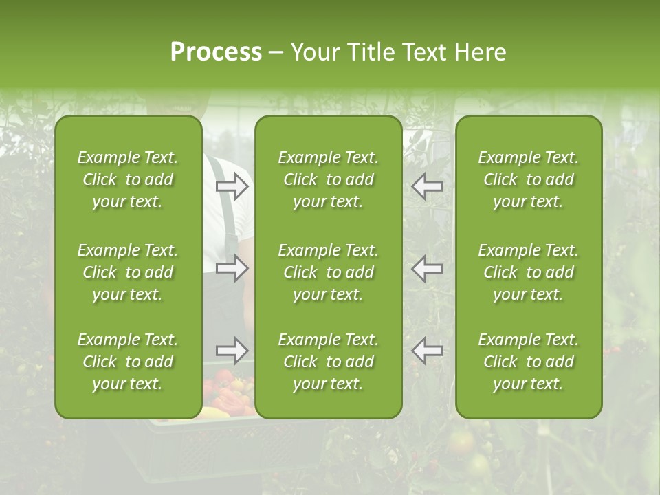 Man Sell Vegetable PowerPoint Template