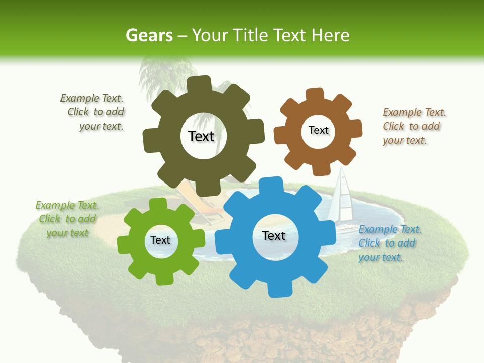 Detailed Summer Sun PowerPoint Template