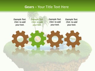 Detailed Summer Sun PowerPoint Template