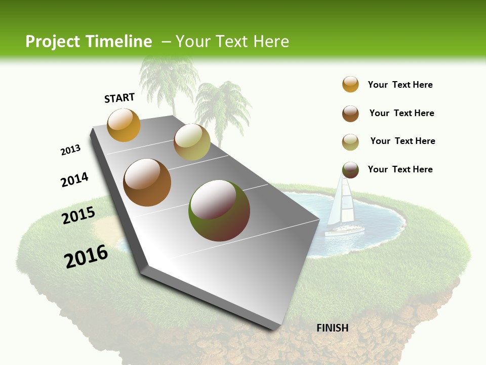 Detailed Summer Sun PowerPoint Template