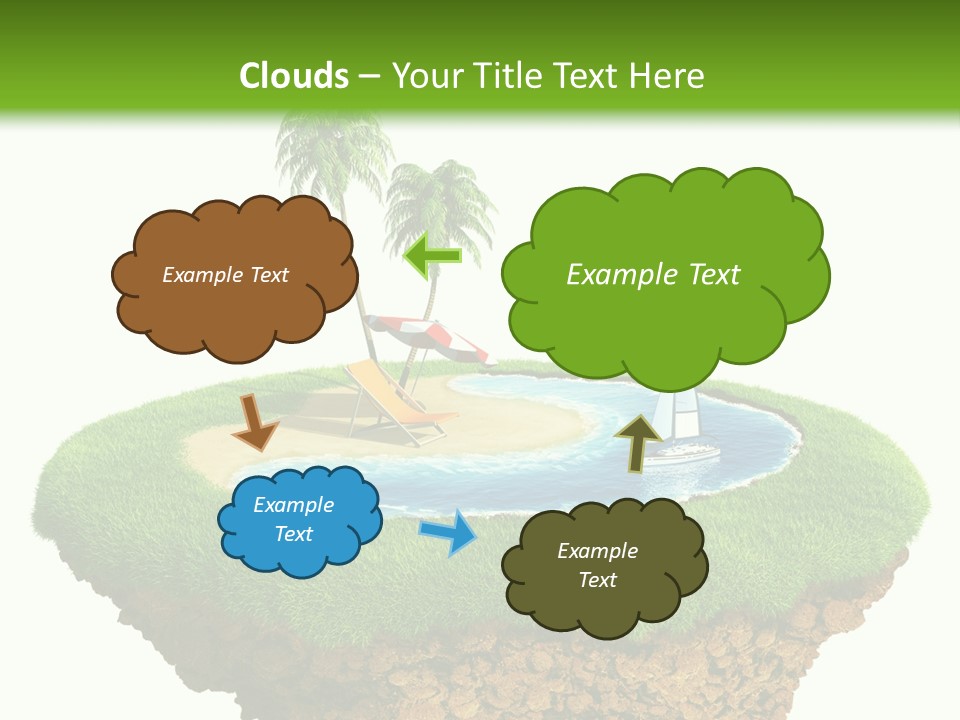 Detailed Summer Sun PowerPoint Template