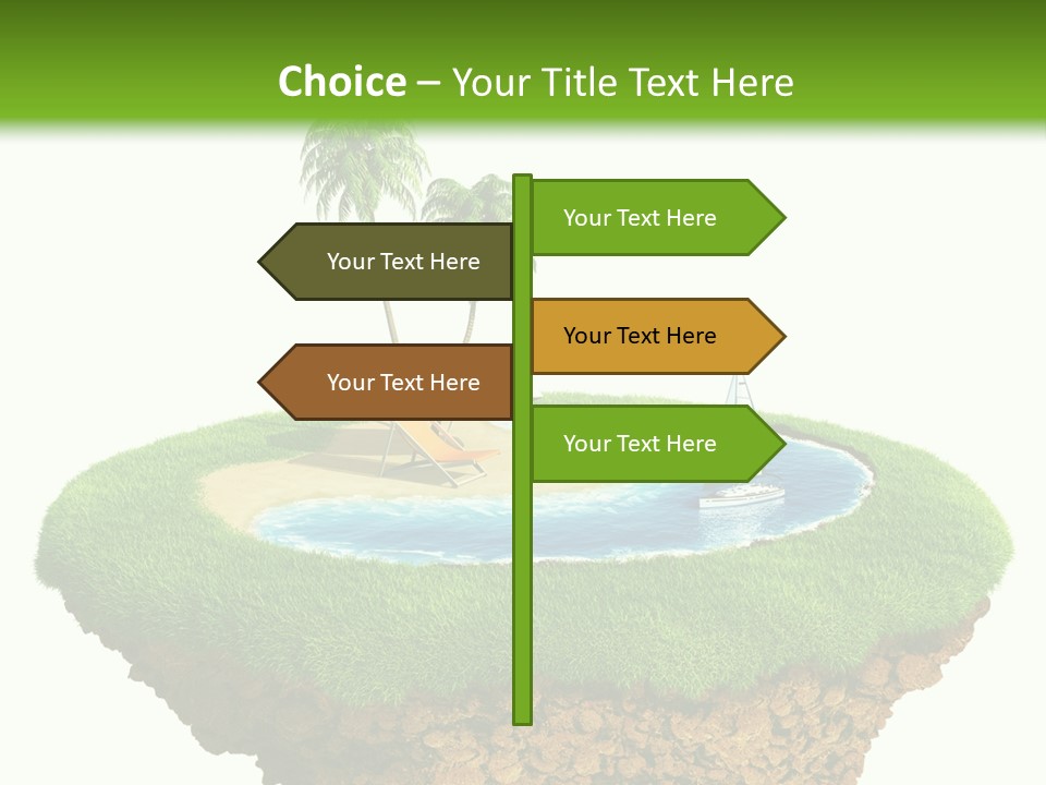 Detailed Summer Sun PowerPoint Template