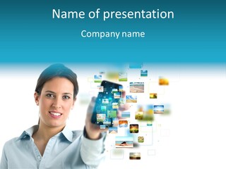 Information Transfer Banner PowerPoint Template