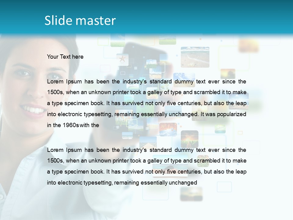 Information Transfer Banner PowerPoint Template