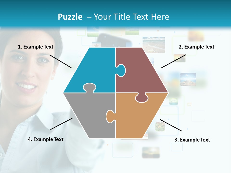 Information Transfer Banner PowerPoint Template
