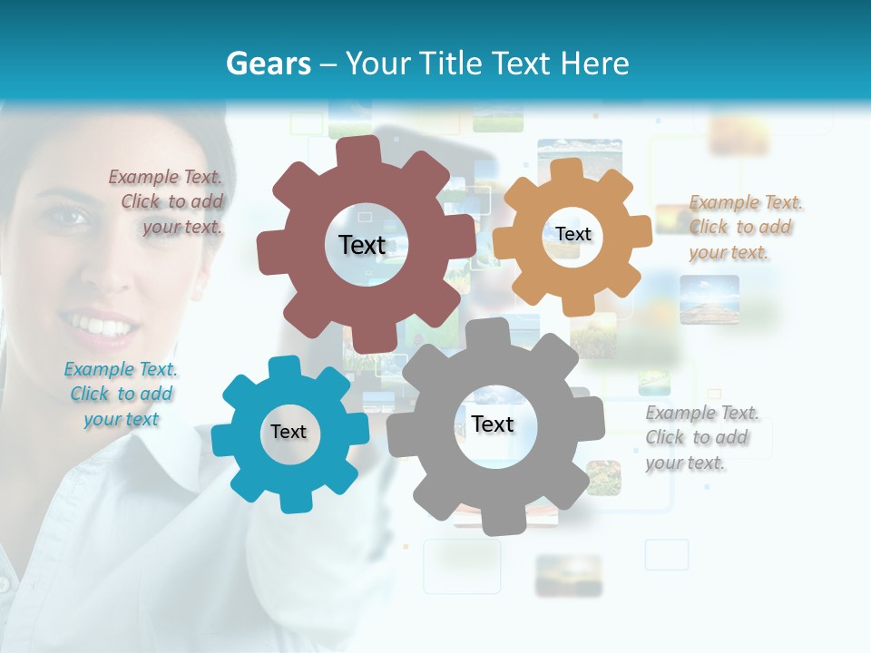 Information Transfer Banner PowerPoint Template