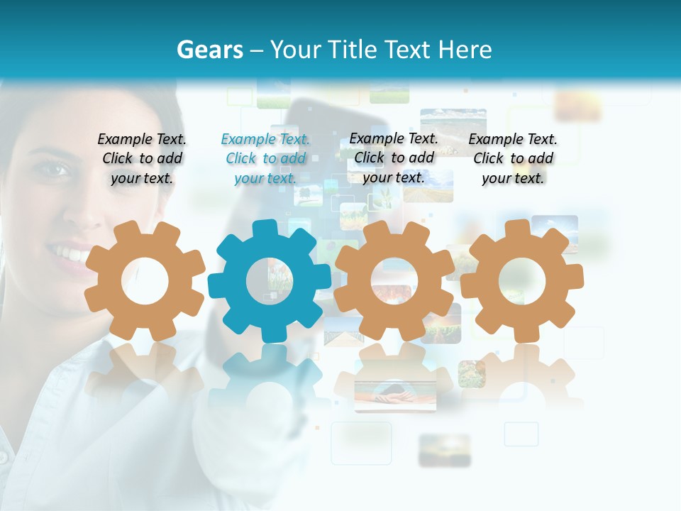 Information Transfer Banner PowerPoint Template