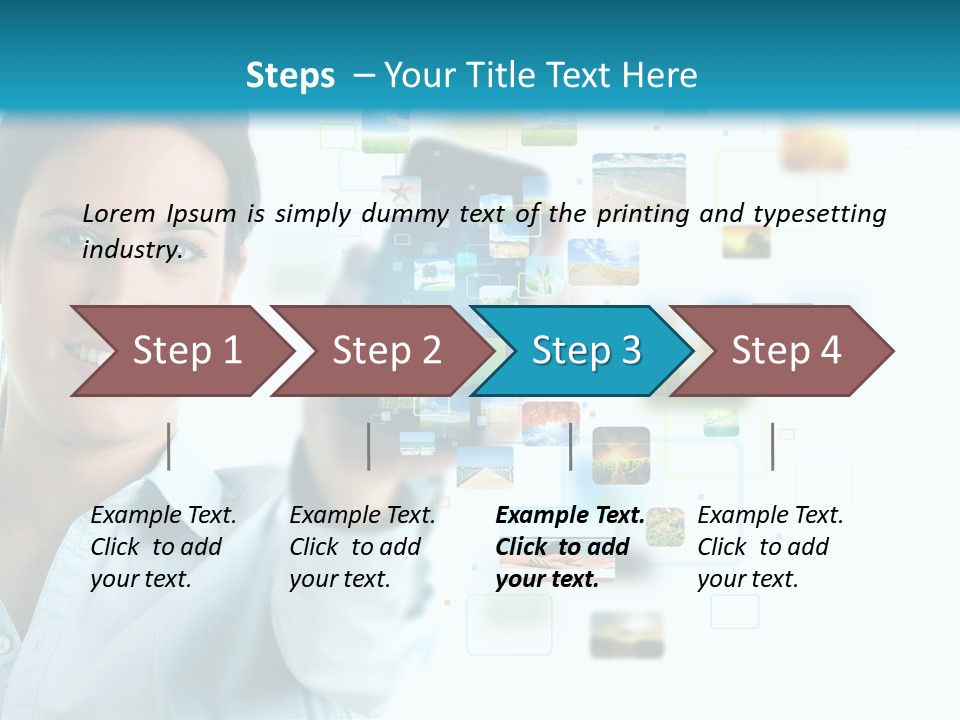 Information Transfer Banner PowerPoint Template
