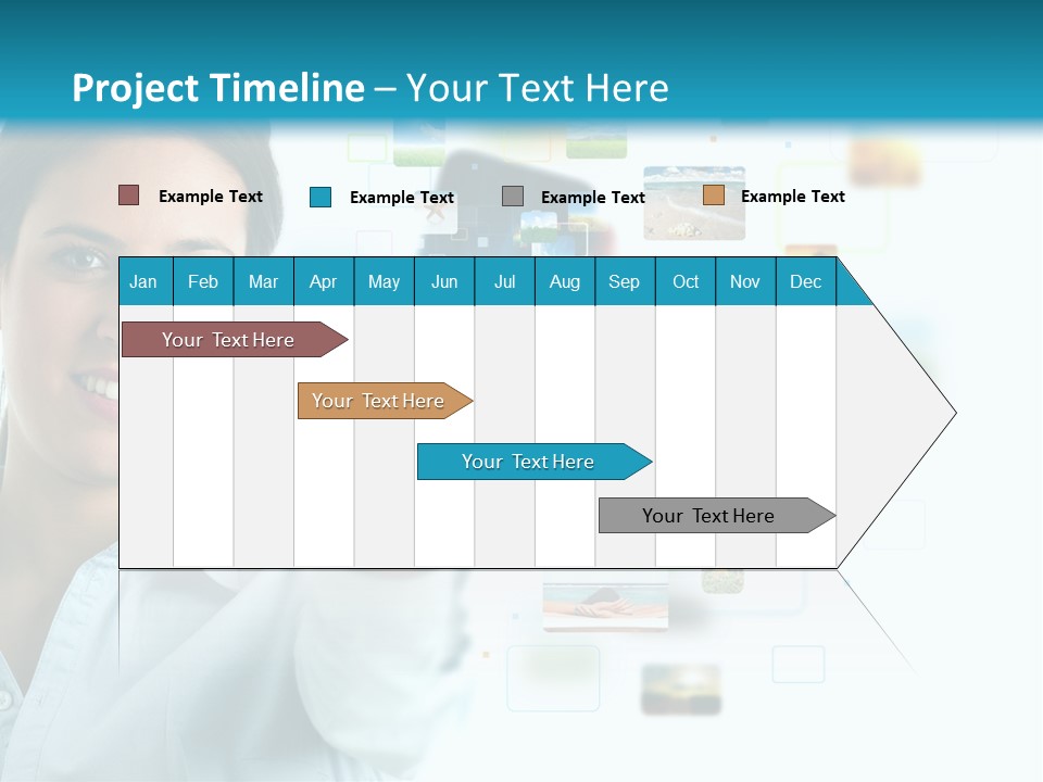 Information Transfer Banner PowerPoint Template