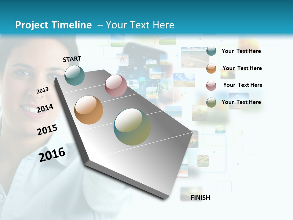 Information Transfer Banner PowerPoint Template
