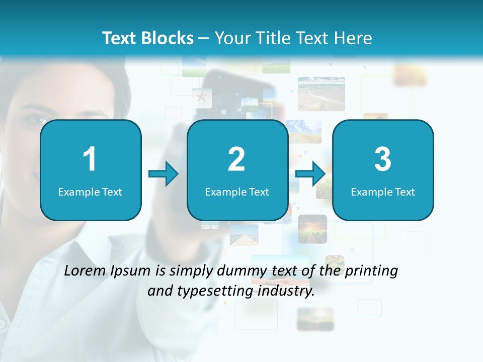 Information Transfer Banner PowerPoint Template