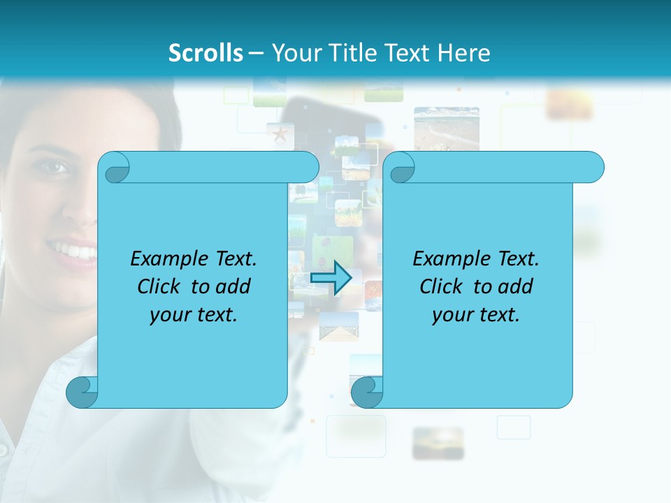 Information Transfer Banner PowerPoint Template
