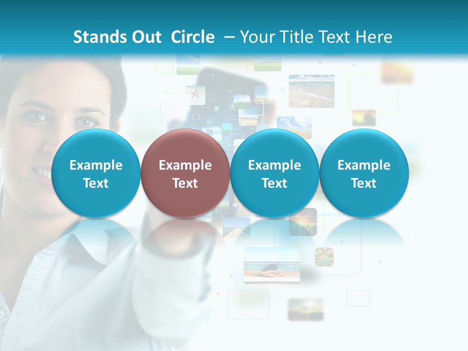 Information Transfer Banner PowerPoint Template