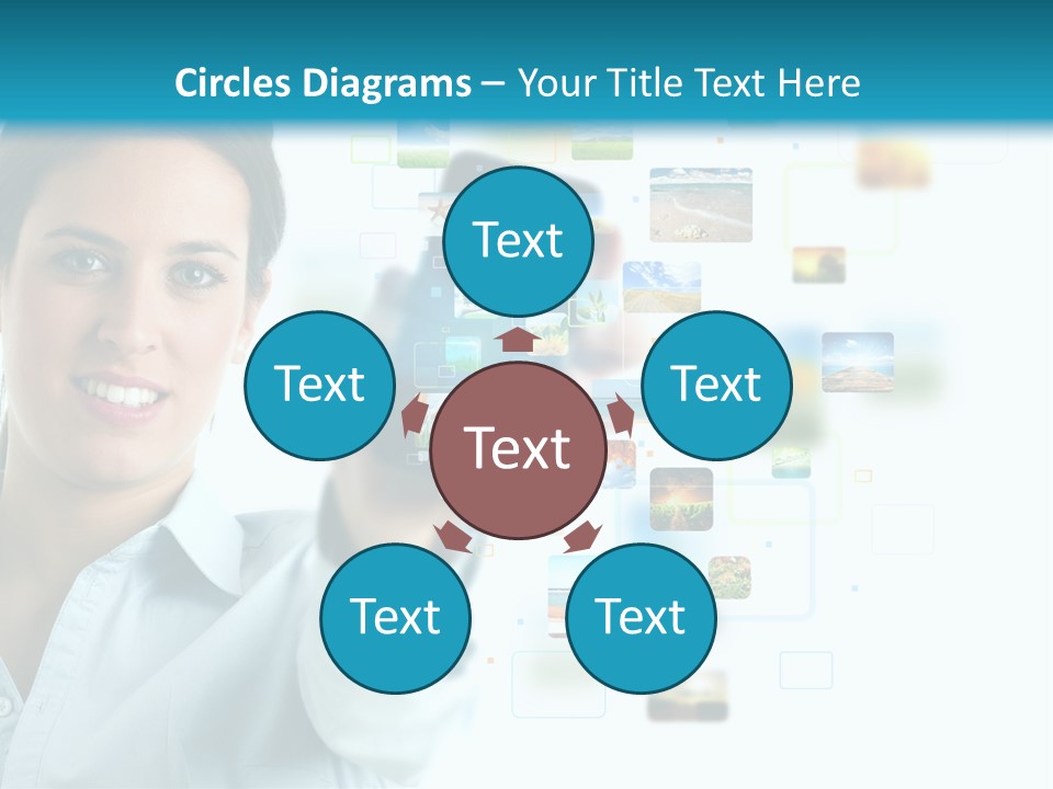 Information Transfer Banner PowerPoint Template