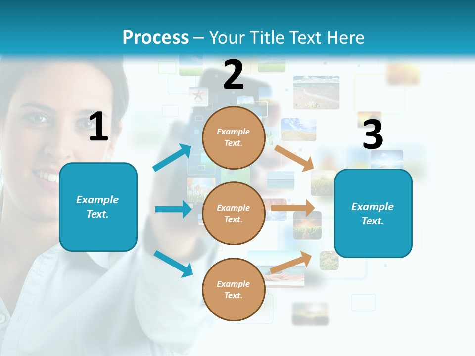 Information Transfer Banner PowerPoint Template