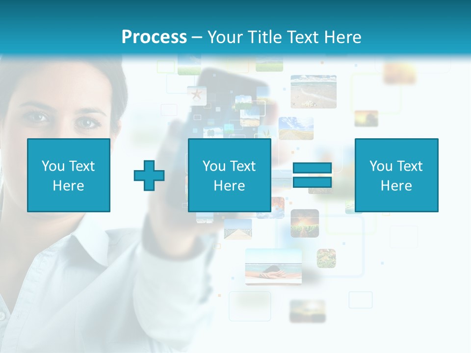 Information Transfer Banner PowerPoint Template