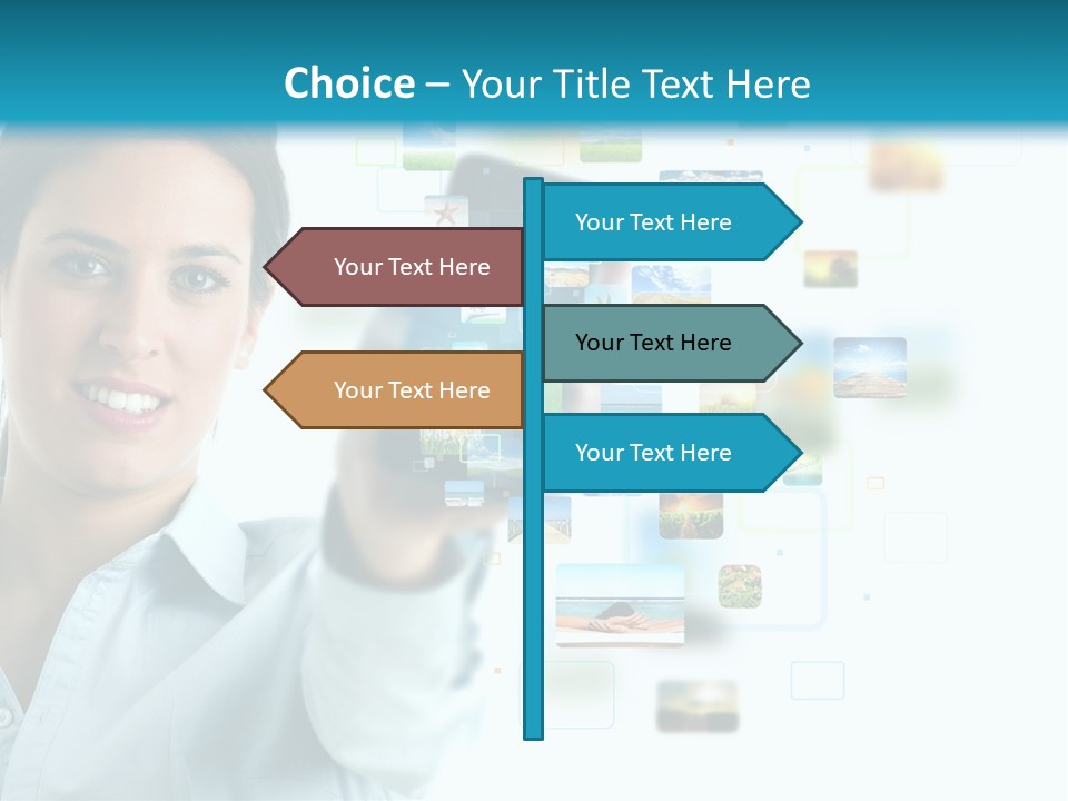 Information Transfer Banner PowerPoint Template