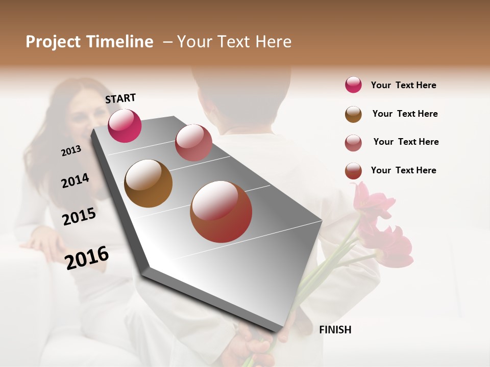 Focus Bouquet Youth PowerPoint Template