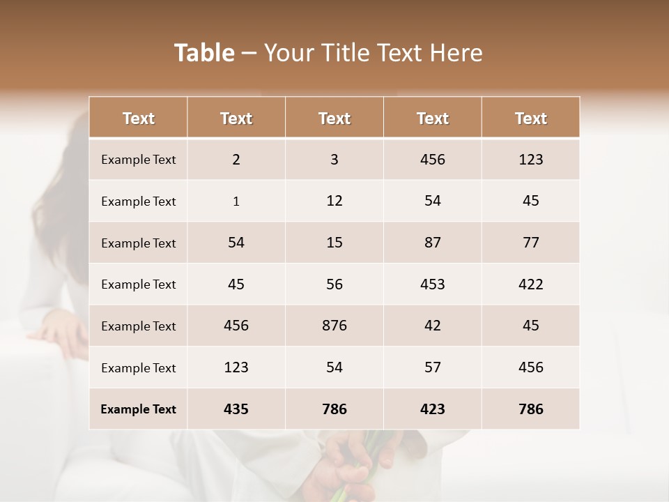 Focus Bouquet Youth PowerPoint Template