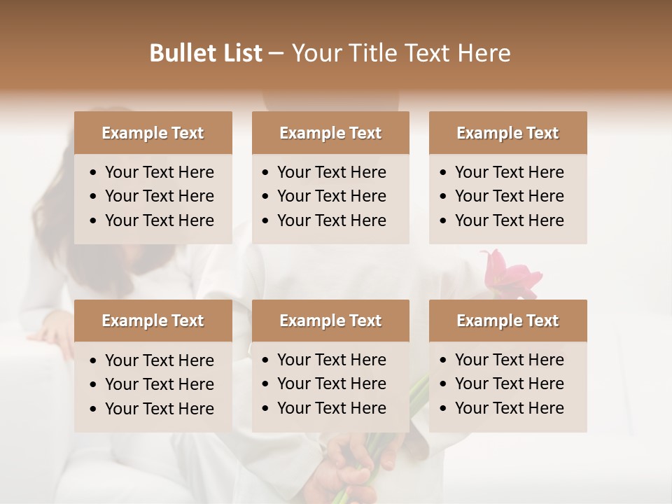 Focus Bouquet Youth PowerPoint Template
