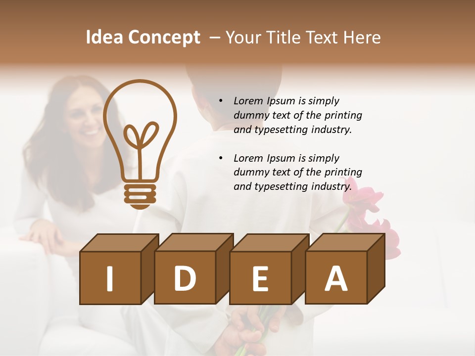 Focus Bouquet Youth PowerPoint Template