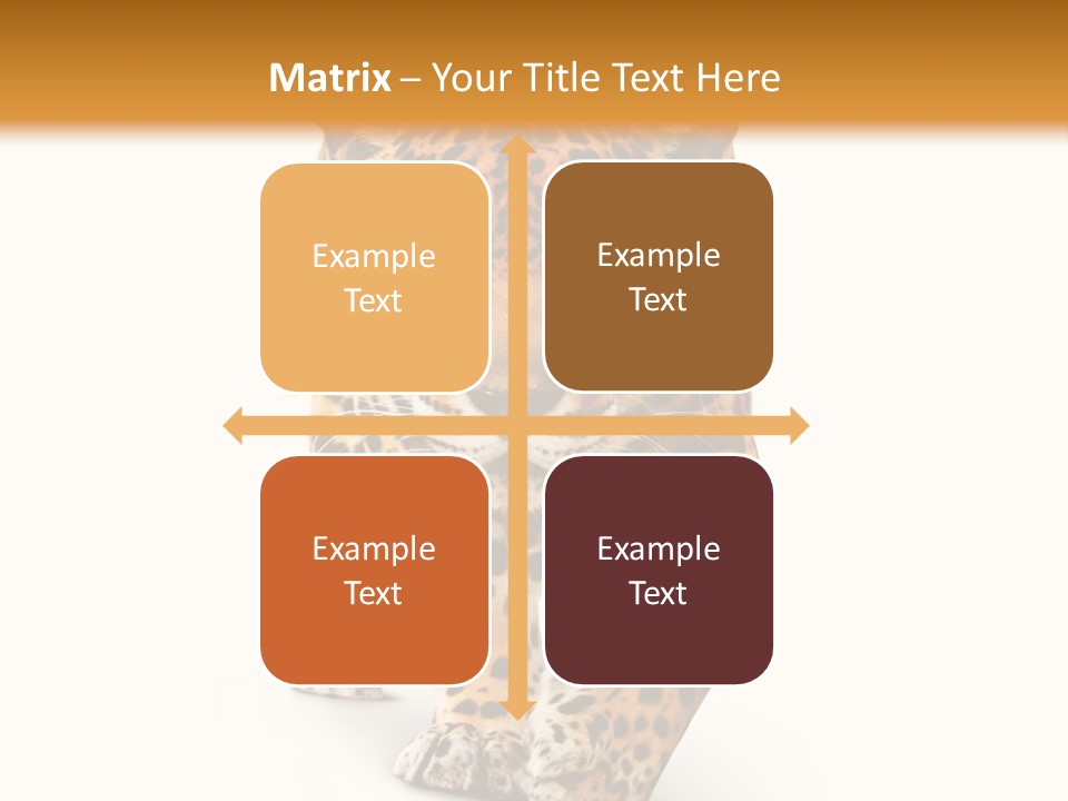 Front Animal Strength PowerPoint Template