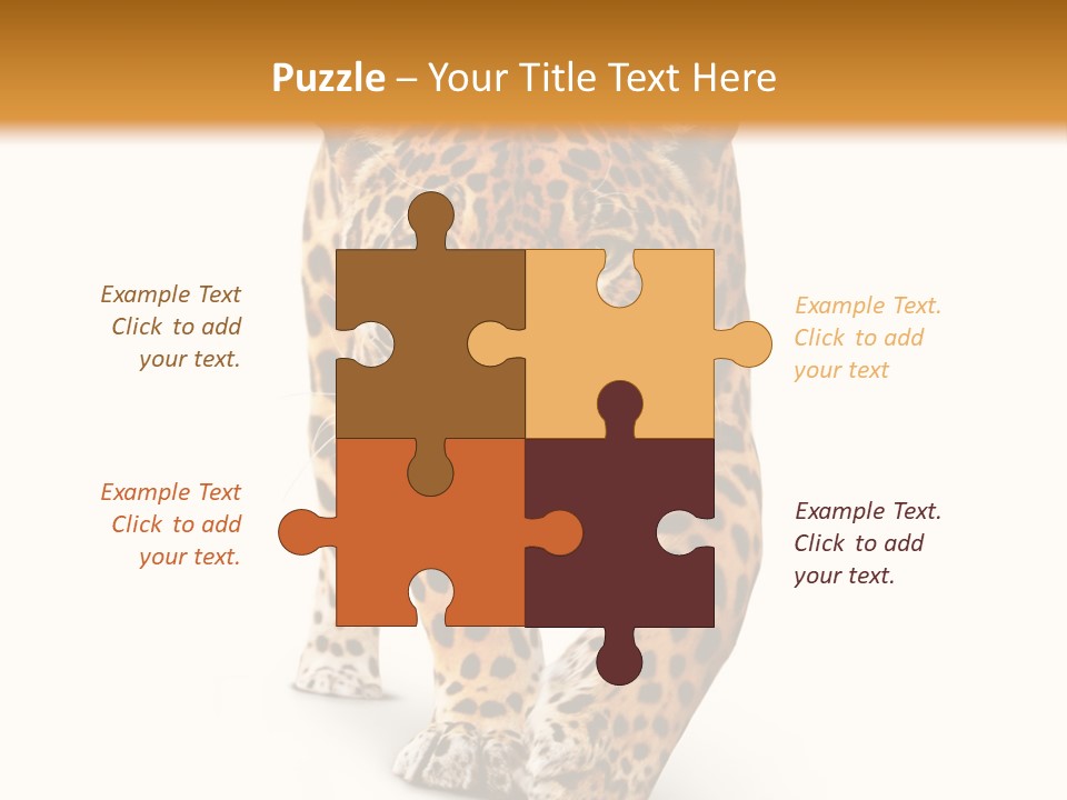 Front Animal Strength PowerPoint Template